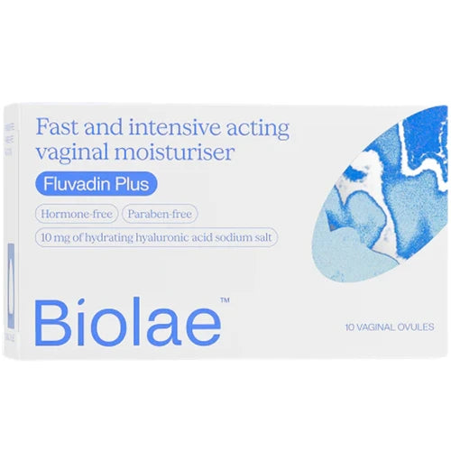Biolae Fluvadin Plus Vaginal Moisturiser 10 Vaginal Ovules