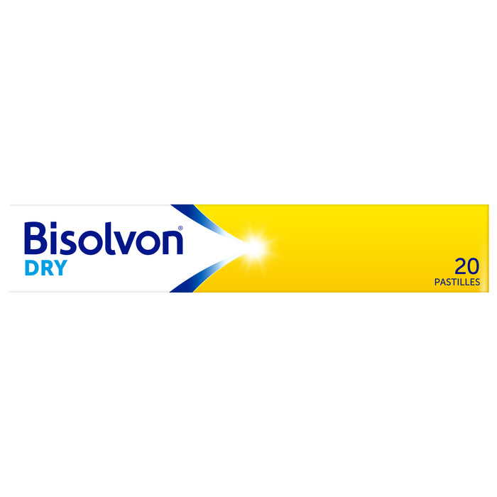 Bisolvon Dry Honey Lime Pastilles 10.5mg 20