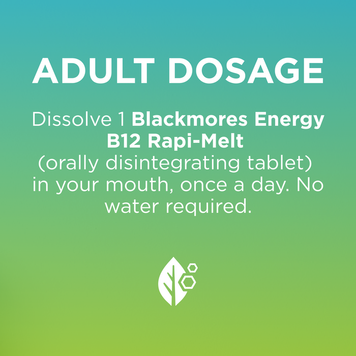 Blackmores B12 Rapi-Melt 1000mcg 60