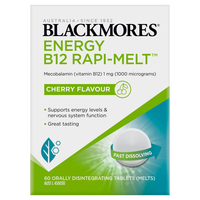 Blackmores B12 Rapi-Melt 1000mcg 60