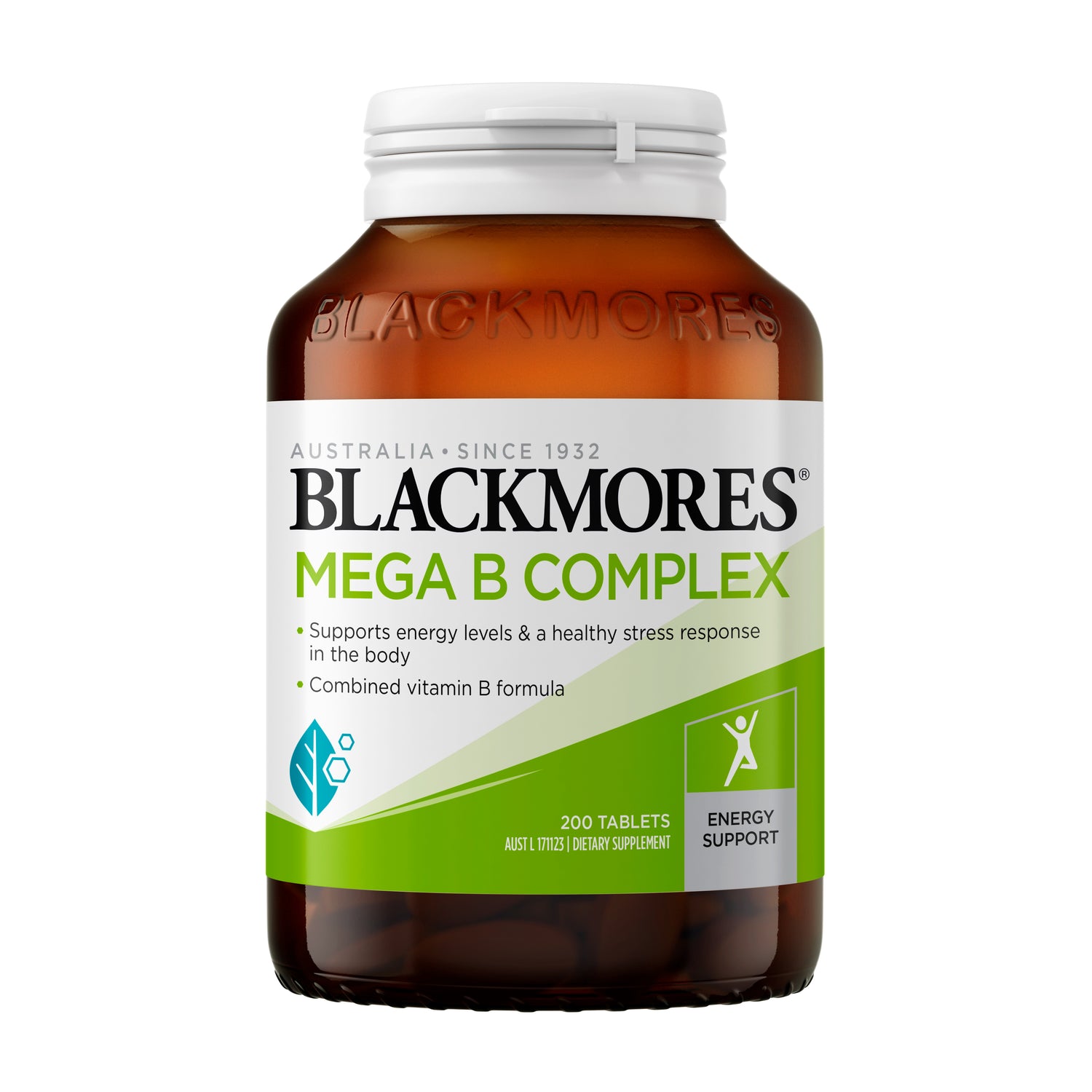Blackmores Mega B Complex 200 Tablets.