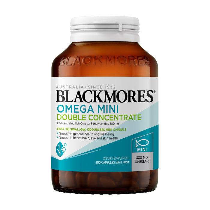 Blackmores Omega Mini Double Concentration 200 Capsules