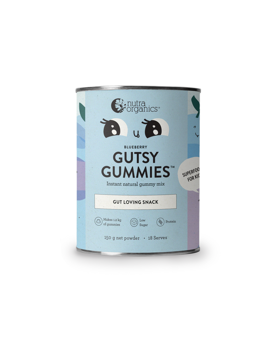 Nutra Organics Kids Gutsy Gummies Blueberry 150g