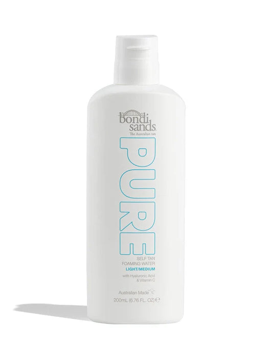 Bondi Sands Pure Self Tan Foaming Water Light Medium 200ml