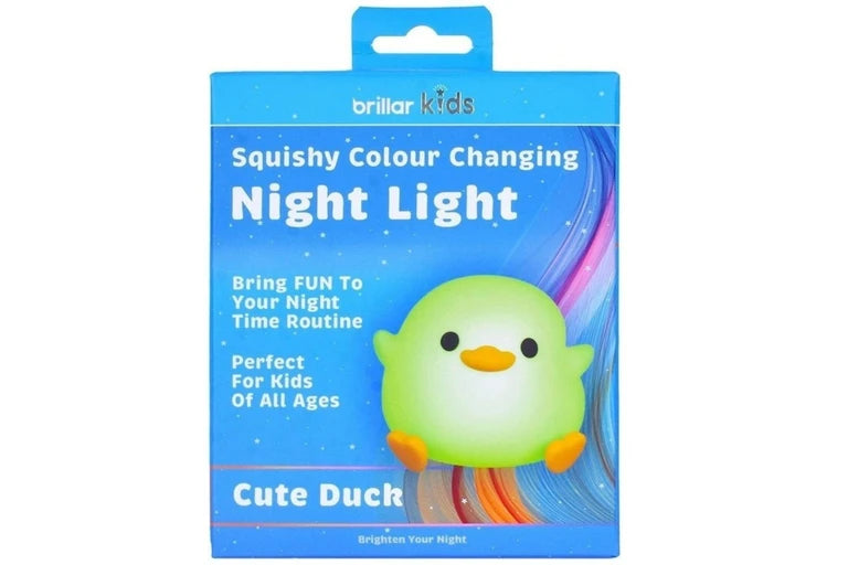 Brillar Kids Squishy Color Changing Night Cute Duck