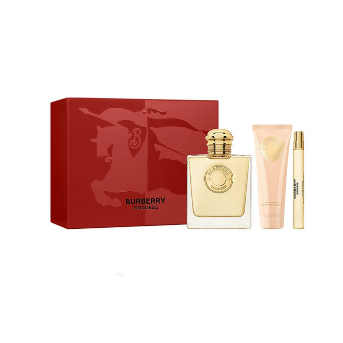 Burberry Goddess 3 Piece Gift Set EDP 100ml 75ml Body Lotion + 10ml EDP