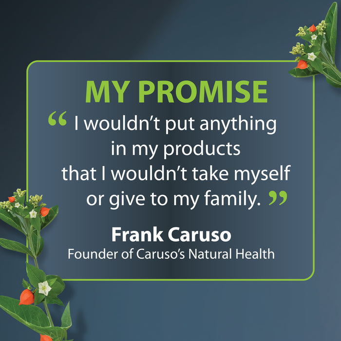 Caruso's Ashwagandha + L-Theanine 60 Tablets