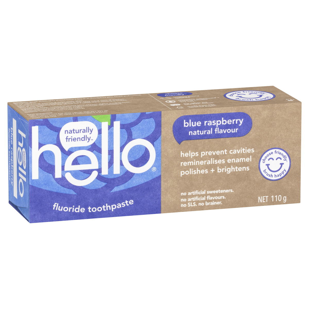 Blue Raspberry Fluoride Hello Blue Raspberry Fluoride Toothpaste 110g — Giant Chemist Harbour Town