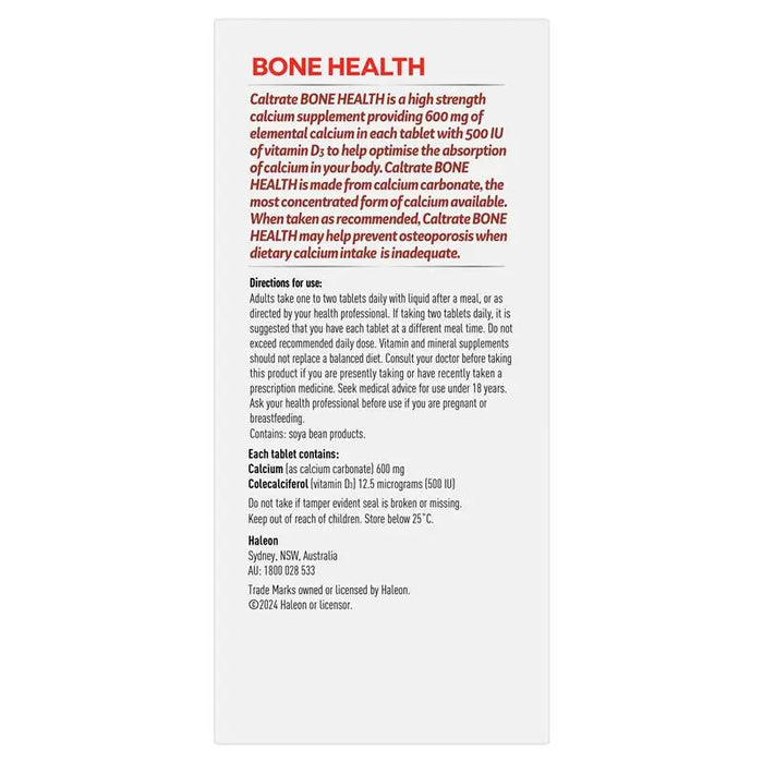 Caltrate Bone Health Tablets 100
