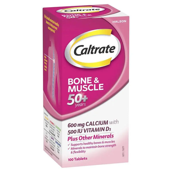 Caltrate Bone & Muscle 50+ Tablets 100
