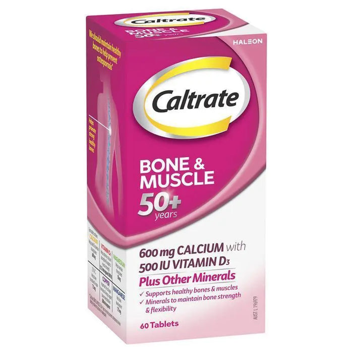 Caltrate Bone & Muscle 50 + Tablets 60