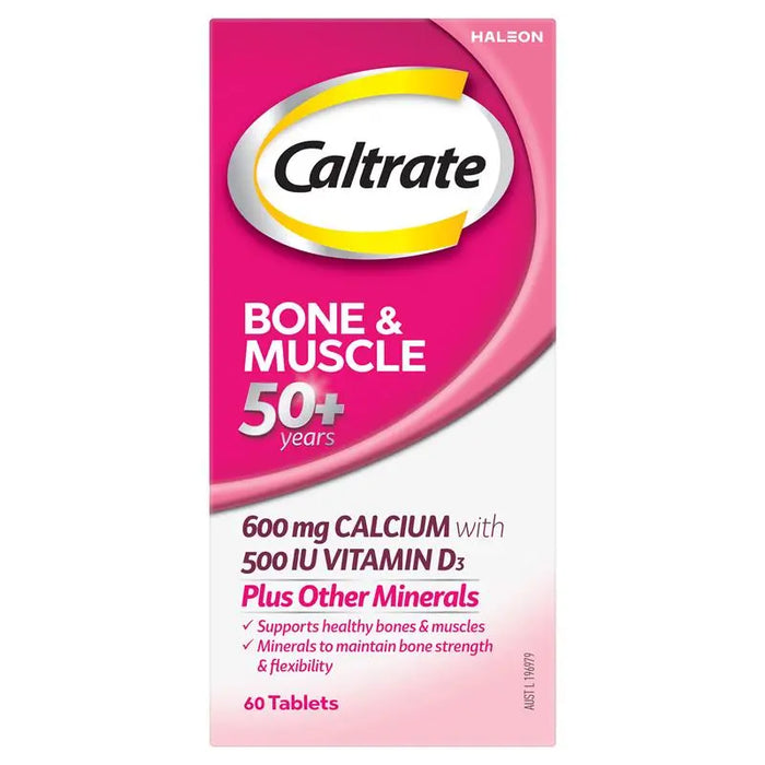 Caltrate Bone & Muscle 50 + Tablets 60