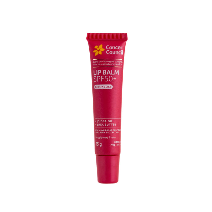 Cancer Council Lip Balm Spf 50 Berry Bliss 15g