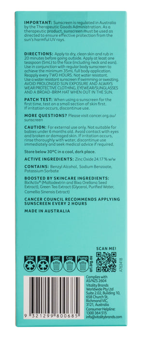 Cancer Council Clear Skin SPF50+ Sunscreen Lotion 50ml