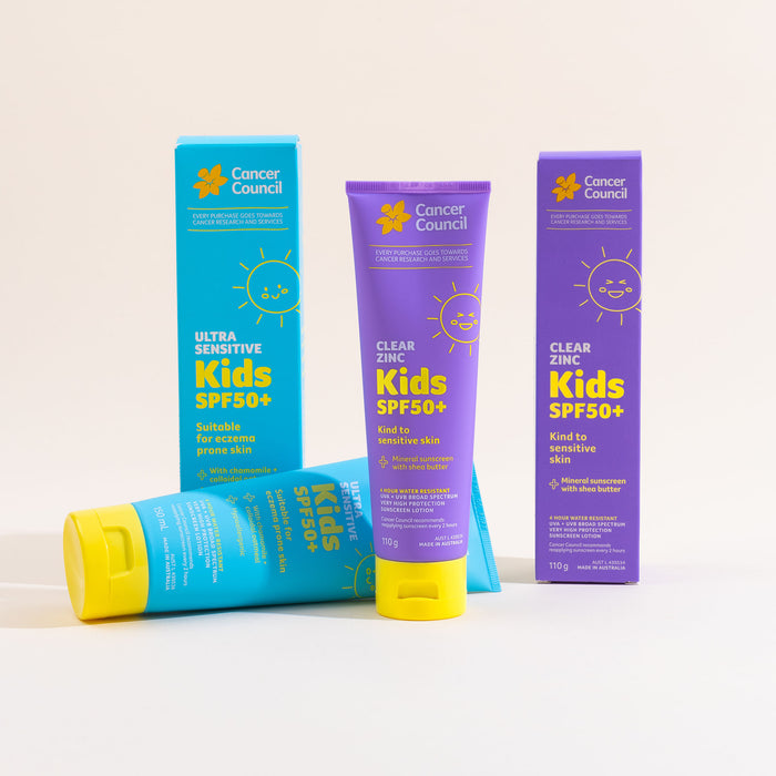 Cancer Coucil Uncented Sensitive Kids SPF50+ 150ml