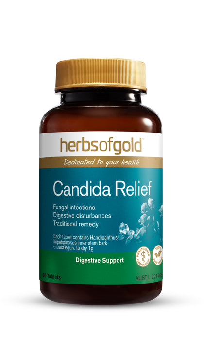 Herbs Of Gold Candida Relief 60 Tablets