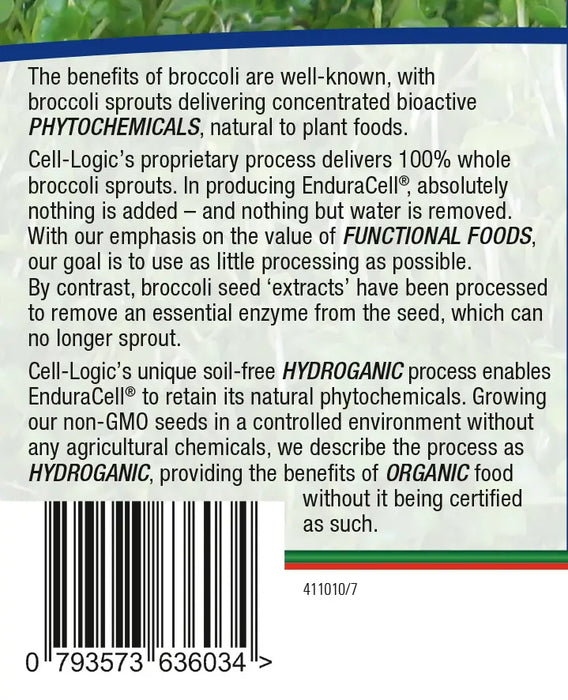 Cell-Logic Enduracell Broccoli Sprout Powder 80g