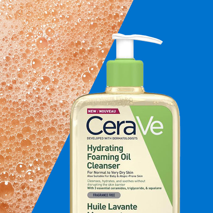 CeraVe Hydrating Foaming Oil Cleanser  473ml.