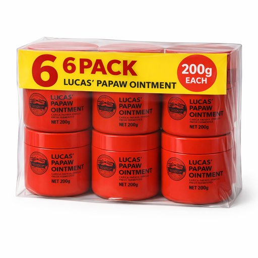 Lucas Papaw Ointment 200g 6pk.