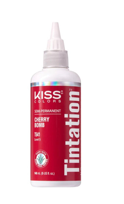 Kiss Tintation Hair Colour Cherry Bomb 148ml Bottle