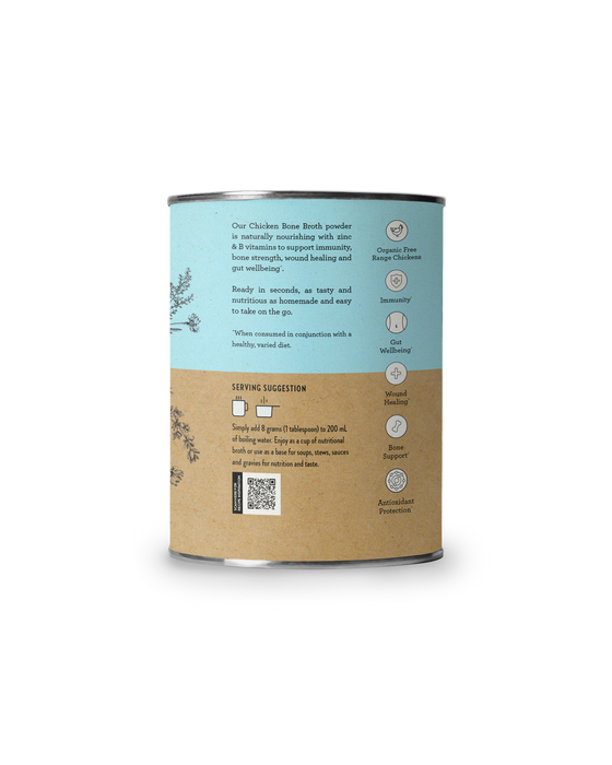 Nutra Organics Chicken Bone Broth Homestyle Original 125g.