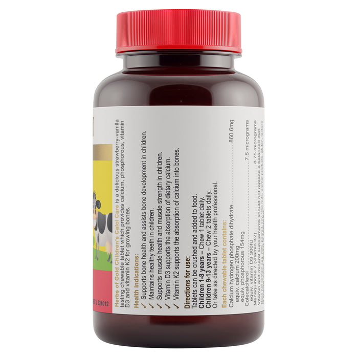 Herbs Of Gold Children's Calci Care 60 Chewable Tablets
