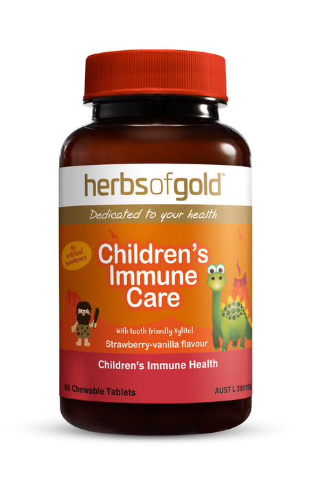 Herbs Of Gold Children's Immune Care 60 Chewable Tablets