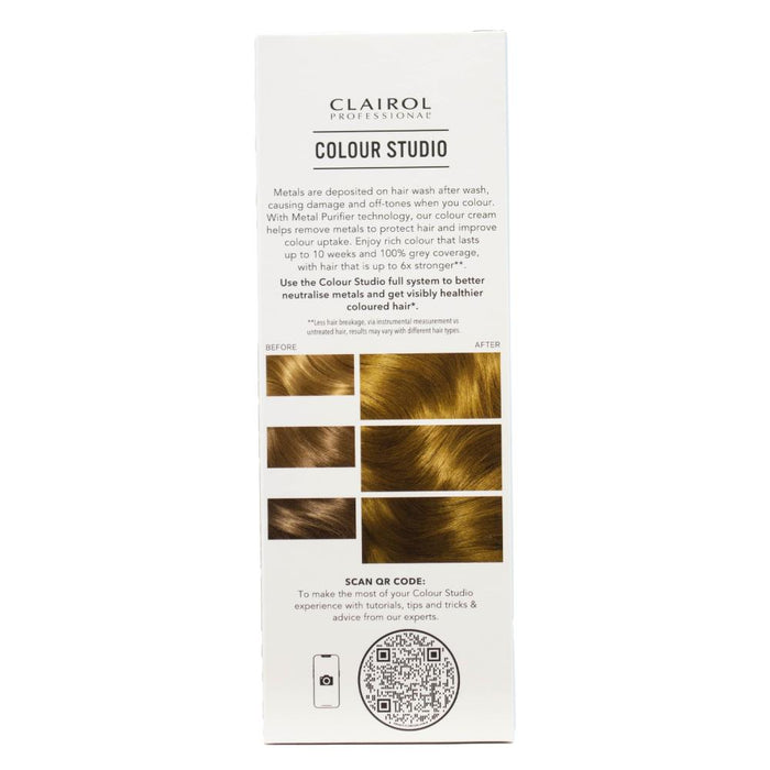Clairol Professional Permanent Colour Cream Colour Studio 7/0 Latte Blonde