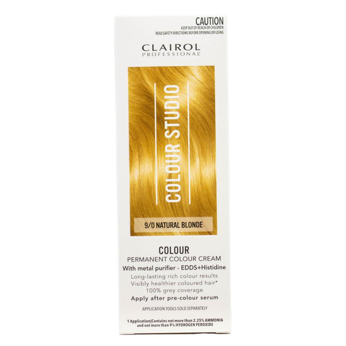 Clairol Professional Permanent Colour Cream Colour Studio 9/0 Natural Blonde