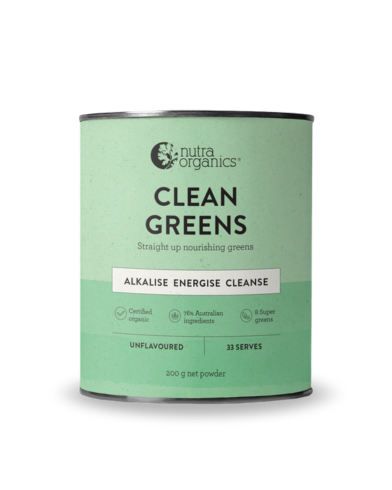 Nutra Organics Clean Greens Powder 200g