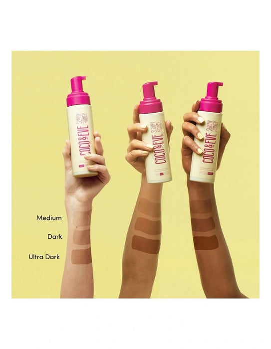Coco & Eve Sunny Honey Bronzing Foam Medium 200ml