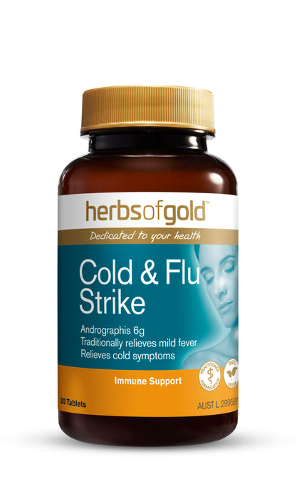 Herbs Of Gold Cold & Flu Strike 30 Tablets