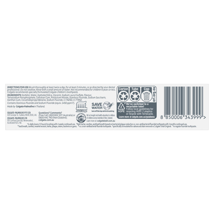 Colgate Total Active Prevention Toothpaste Active Fresh 115g