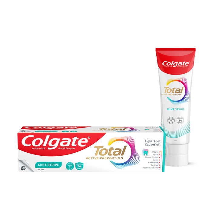 Colgate Total Active Prevention Toothpaste Mint Stripe 115g