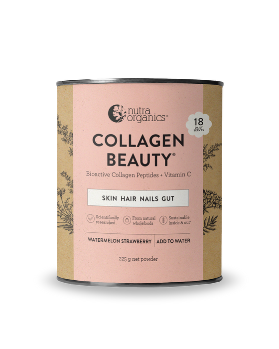 Nutra Organics Collagen Beauty Watermelon Strawberry 225g