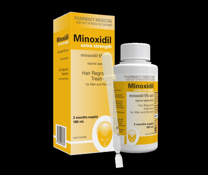 Minoxidil Extra Strength 5% 180ml 3 Months