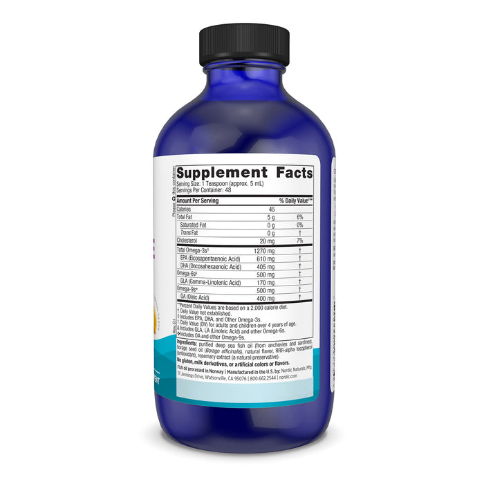 Nordic Naturals Complete Omega Lemon Flavour 237mL