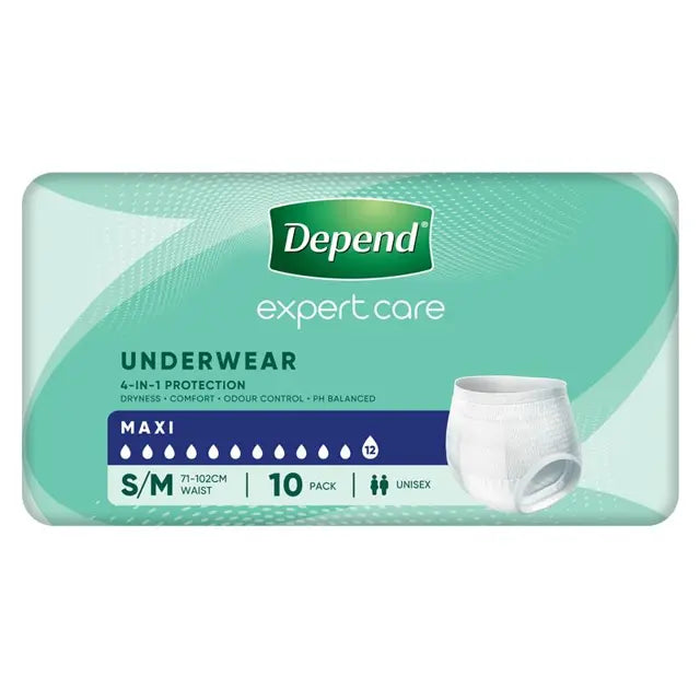 Depend Expert Care Underwear Maxi Small/Medium 10pack