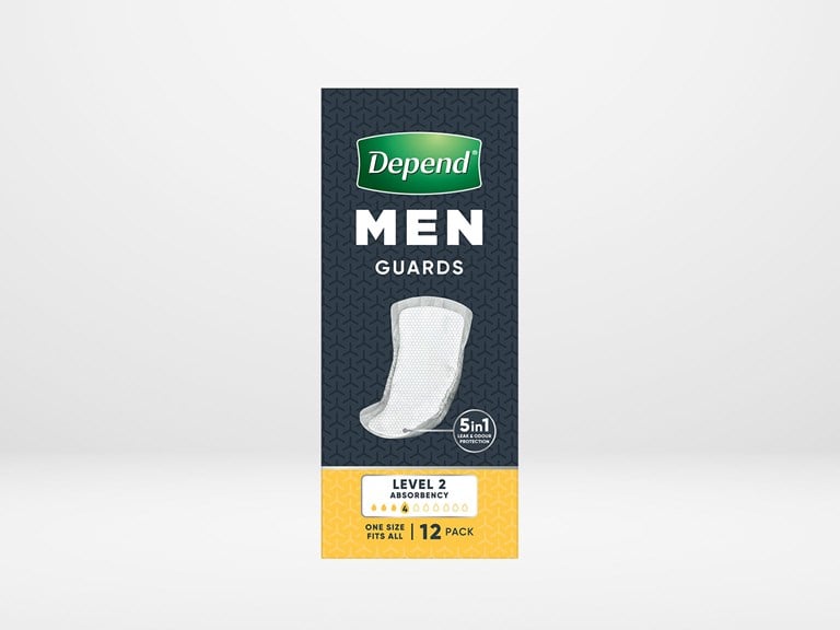 Depend Male Guards Level 2 12 Pack