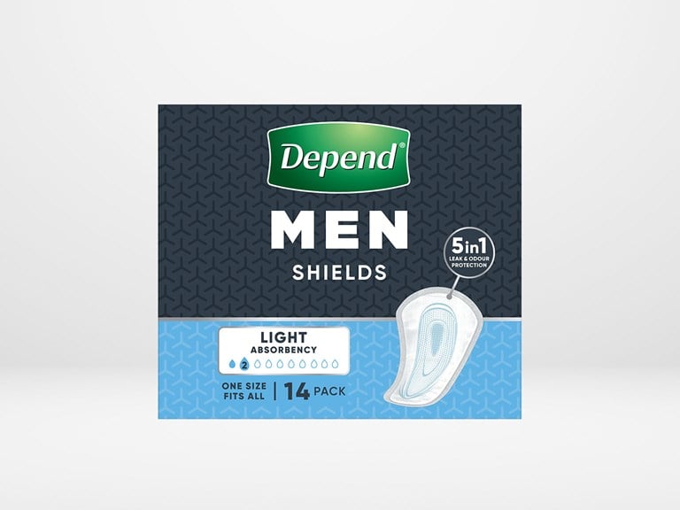 Depend Shields For Men 14 Pack