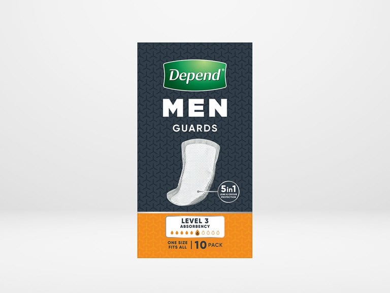 Depend for Men Guards Level 3 10 Pack