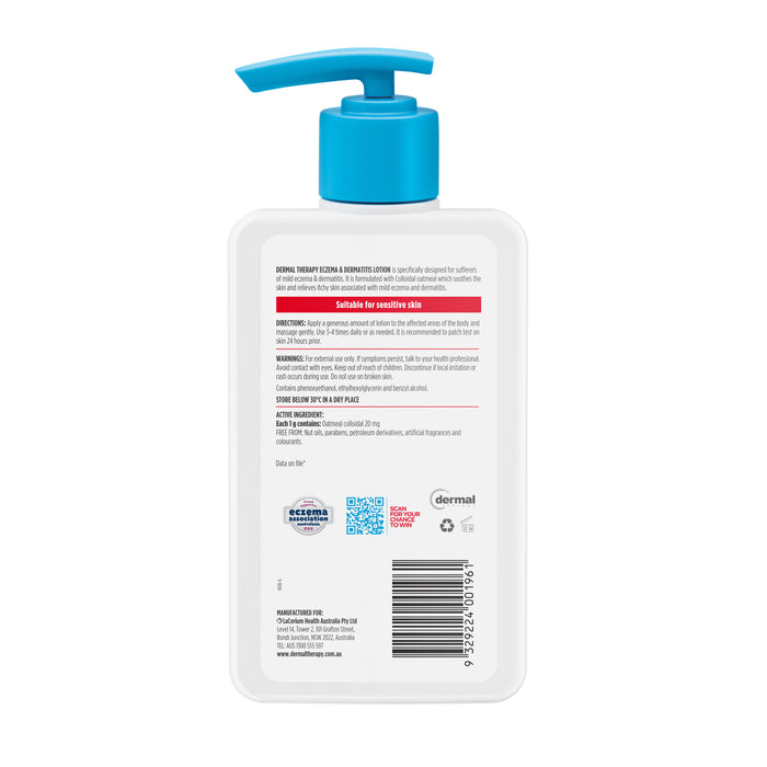 Dermal Therapy Eczema Moisturising Lotion 250ml