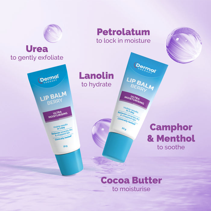 Dermal Therapy Lip Balm Berry 10g