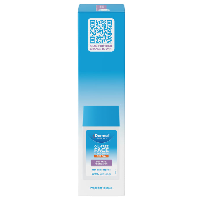 Dermal Therapy Oil-Free Face Sunscreen SPF 50+ 50ml
