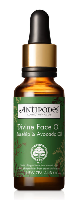 Antipodes Divine Face Oil Rosehip & Avocado Oil 30ml