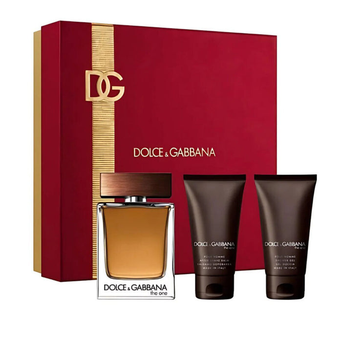 Dolce & Gabbana K 3 Piece Gift Set - 100ml EDT + 50ml Shower Gel & After Shave Balm