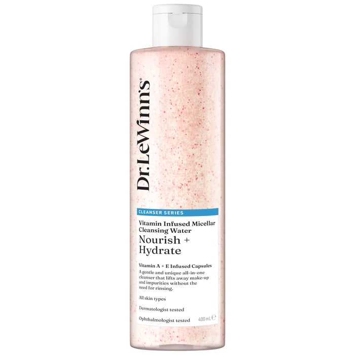 Dr LeWinn's Hydrate + Nourish Vitamin Infused Micellar Cleansing Water 400mL