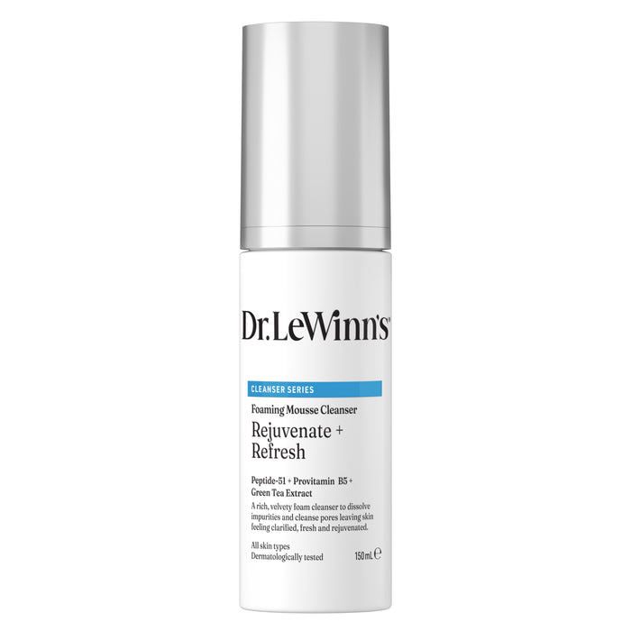 Dr LeWinn's Rejuvenate + Refresh Foaming Mousse Cleanser 150mL