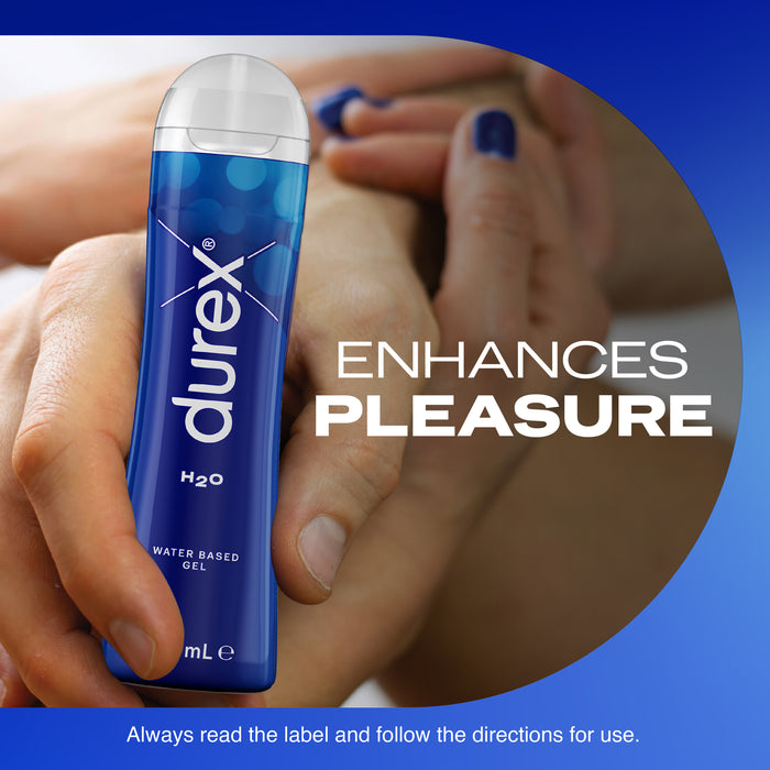 Durex H2O Water Based Lubricant Gel Lube 100ml