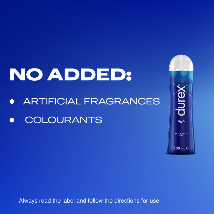 Durex H2O Water Based Lubricant Gel Lube 100ml